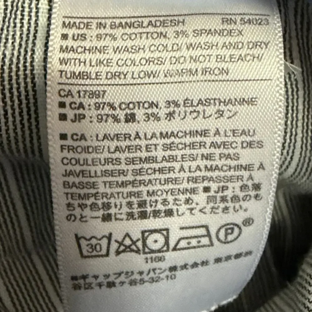Banana Republic Fulton Skinny Chino Men's Blue Ankle Casual Pants Size 30x30
